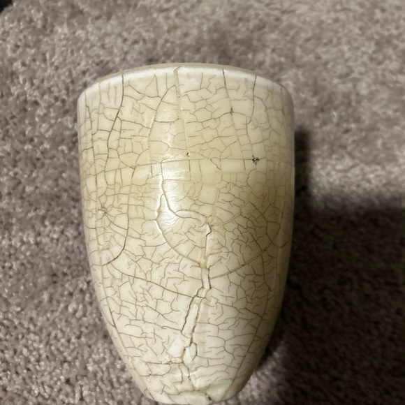 Vance Kitira Elephant Tusk Goblet Candle Nutmeg - Picture 2 of 4